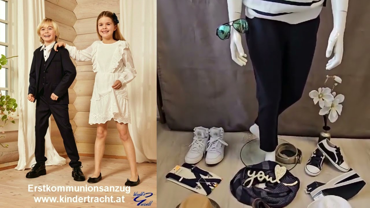 Festoutfit - sportlich - Junge . marine - Anzugkombi