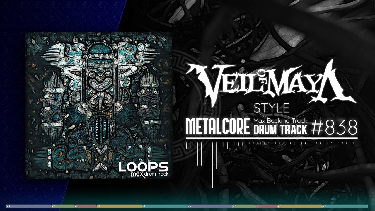 Metalcore Drum Track / Veil of Maya Style / 140 bpm