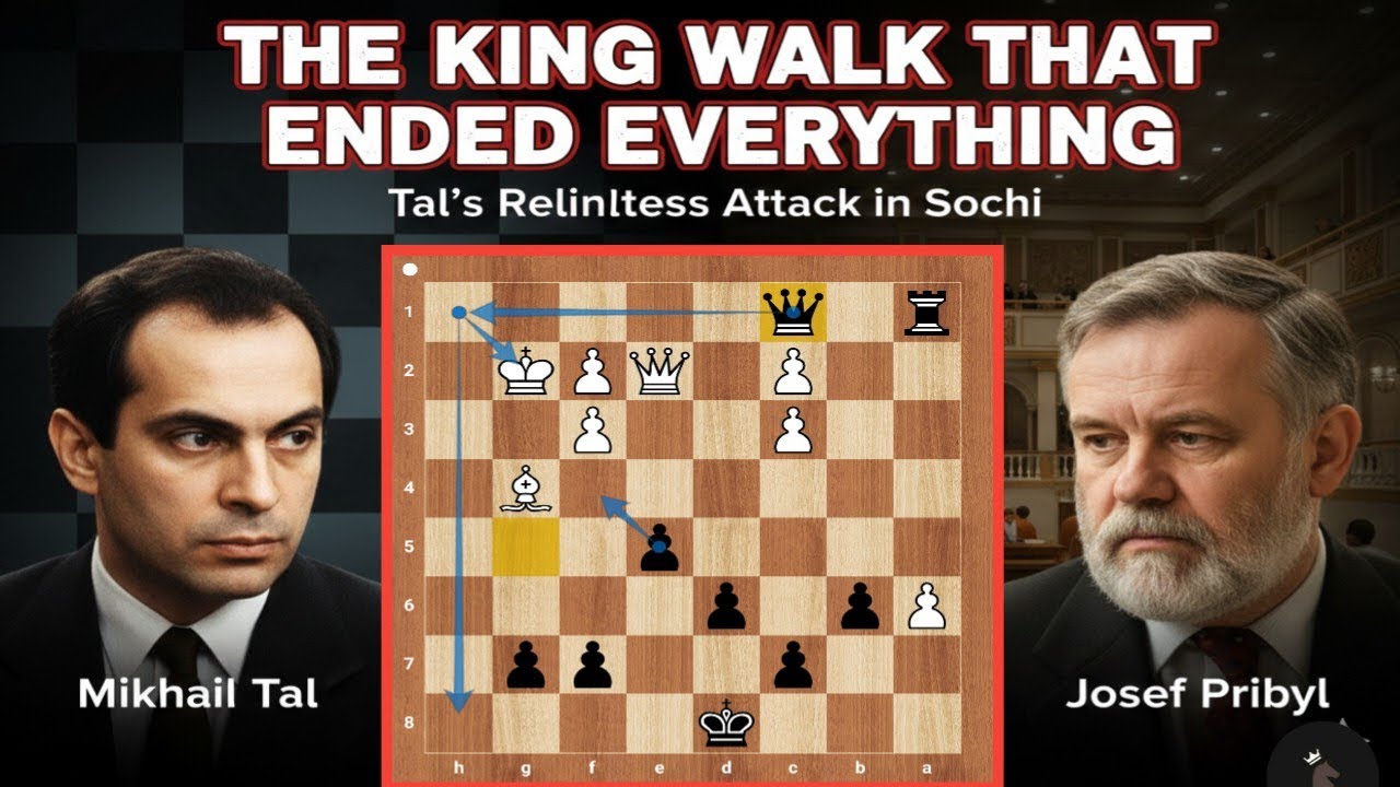 The King Walk That Ended Everything | Tal’s Relentless Attack in Sochi