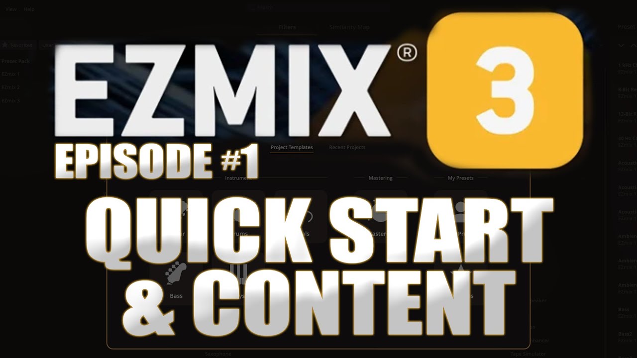 EZMix3 | Быстрый старт и основной контент | Эпизод №1