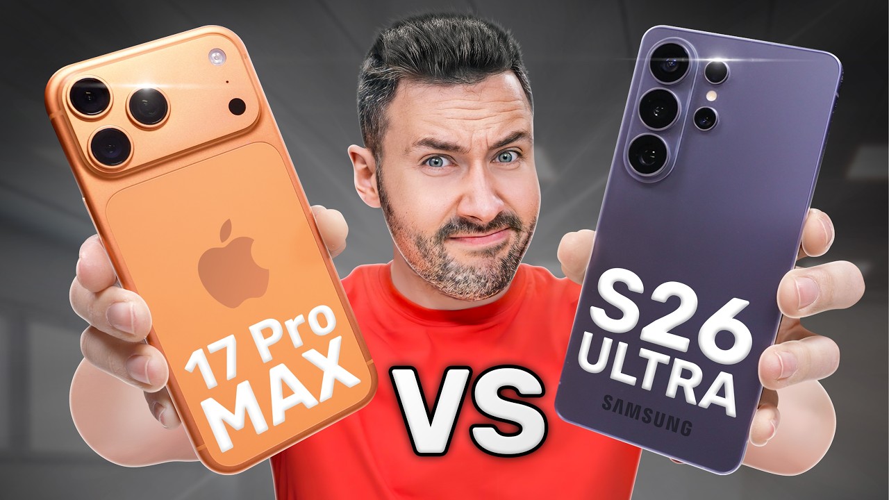iPhone 17 Pro Max VS Galaxy S26 Ultra : le Gros Comparatif !
