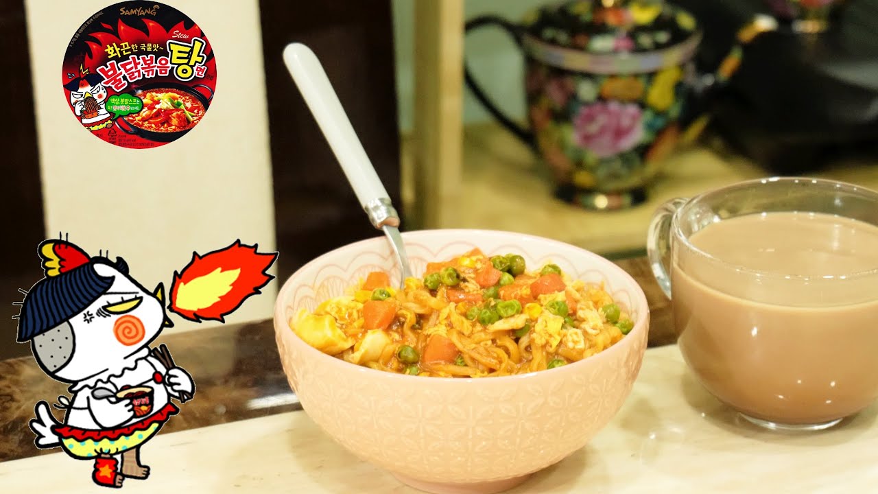 අද අපි කමු SPICY KOREAN NOODLES / RAMEN - SINHALA VLOG