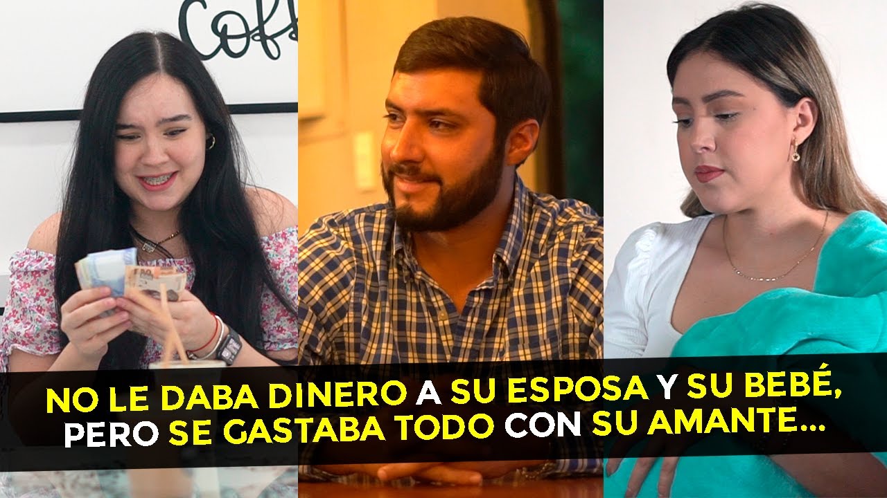 No le daba dinero a su esposa y su bebé pero se gastaba todo en su amante...