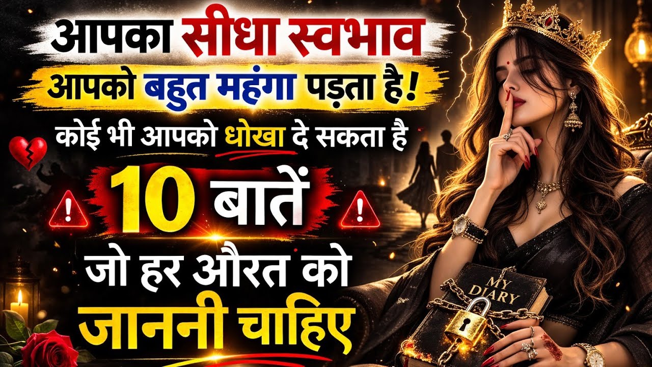 “सीधा स्वभाव आपको बहुत महँगा पड़ता है | 10 बातें जो हर औरत को जाननी चाहिए”/ High Value Woman Mindset