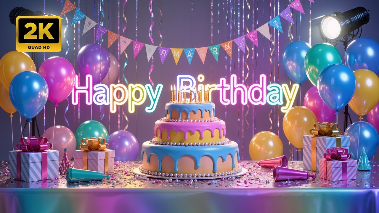 Happy Birthday To You 🎂 – Cute & Sweet Birthday Cake Music