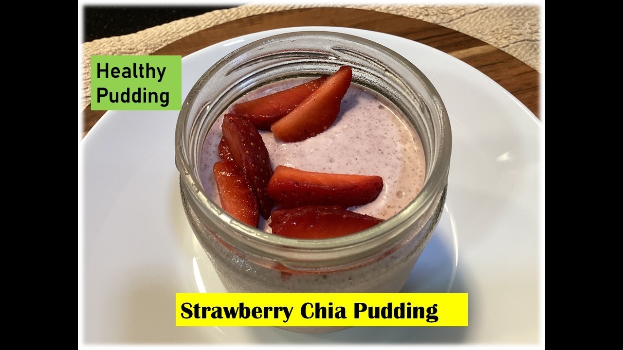 Strawberry Chia Pudding I High Fiber Breakfast Recipe I Vid 468 I
