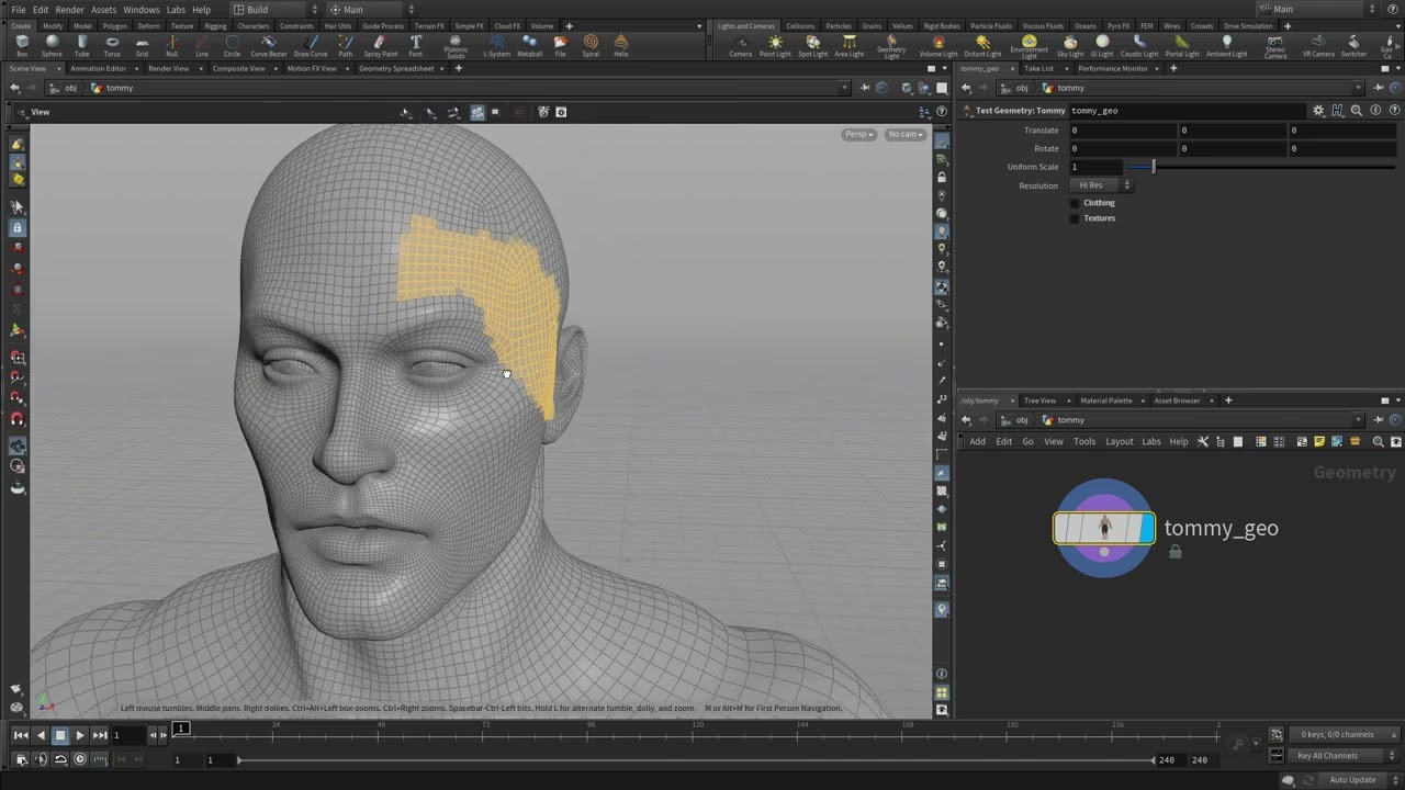 Houdini Foundations | Overview 8  | Select Geometry
