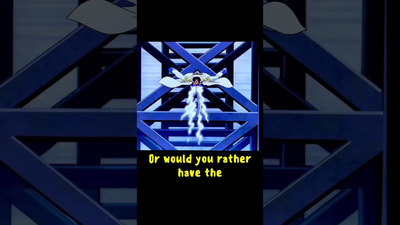 Would you Rather Anime | Get the Flame Flame or Ice Ice Fruit -One Piece | Ep 61 #shortsmaschallenge