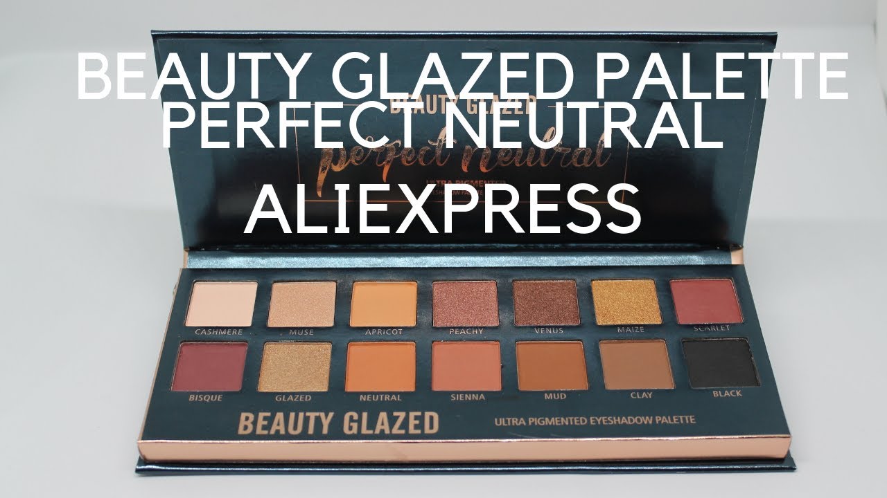 Palette Beauty Glazed - Perfect Neutral - Swatches