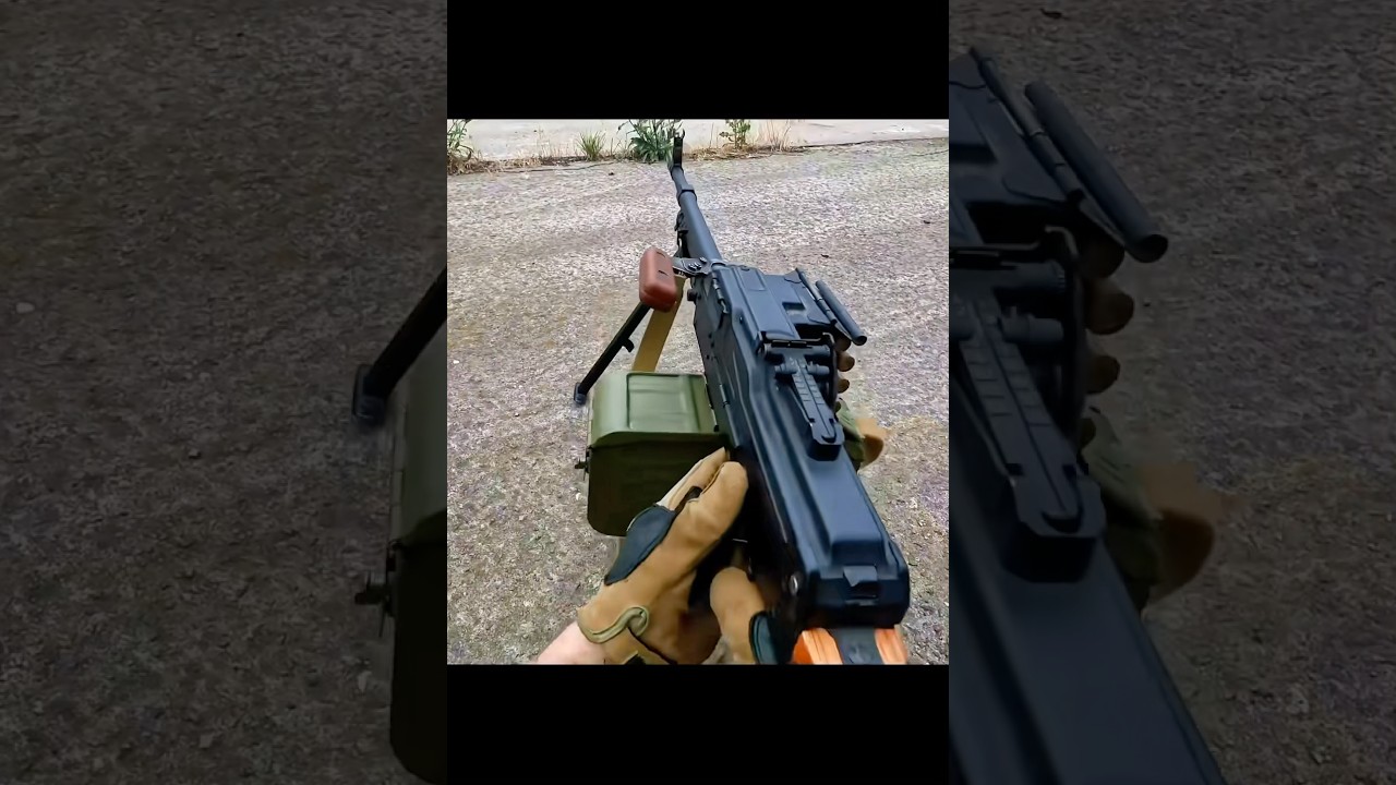 PKM airsoft machine gun #airsoft #airsoftguns