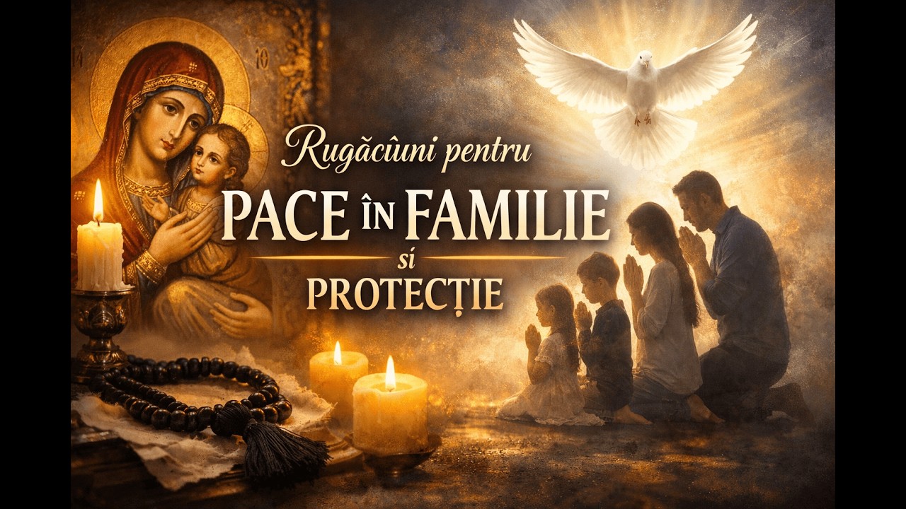 Rugăciuni pentru pace în familie și protecție 🕊️ Ocrotire pentru casă, copii și părinți