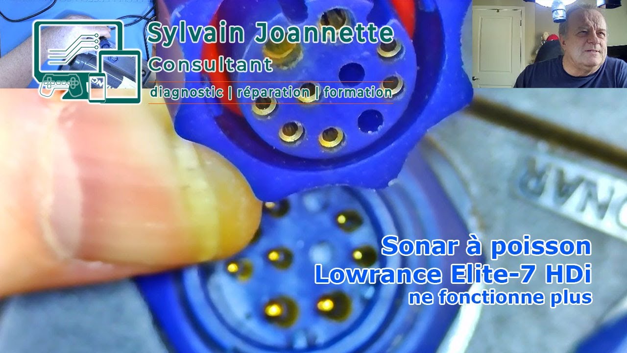 Sonar Lowrance Elite 7 HDi | Sylvain Joannette Consultant