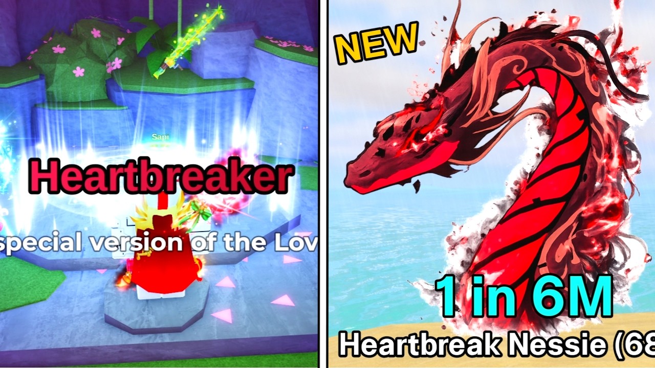 CARA MANCING SECRET BARU 1/6M HEARTBREAK NESSIE DI VALENTINE UPDATE 2 FISH IT ROBLOX
