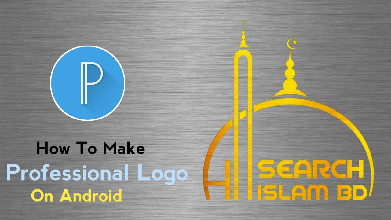 make professional Islamic logo design on Android | how to make professional Islamic logo design