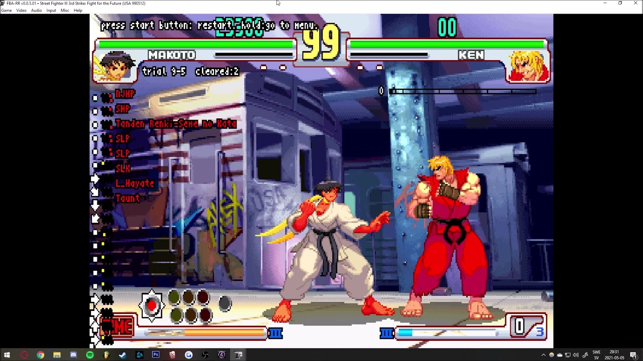 Street Fighter III: 3rd Strike - All LUA Trials (by Crystal_Cube99)