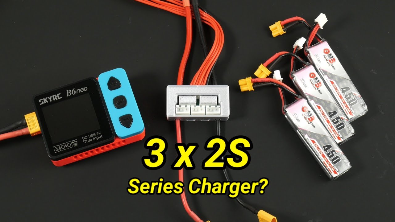 3 x 2S Lipo Series Charger Harness Mini Project
