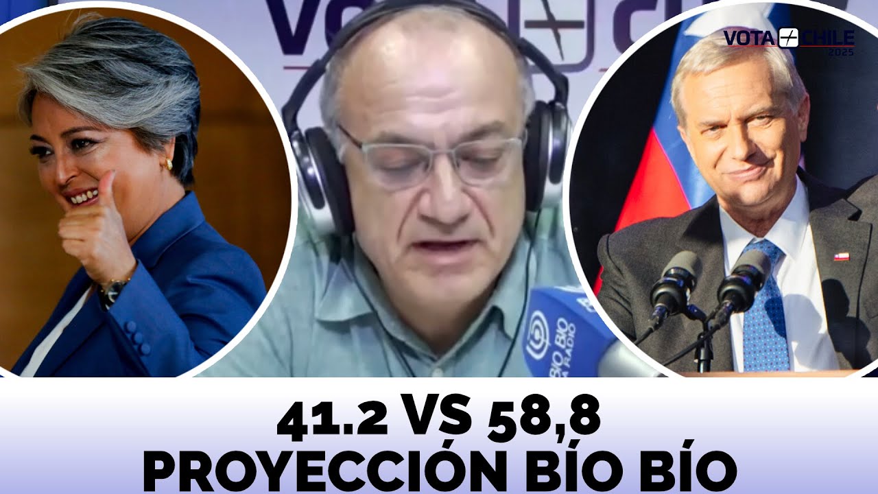 Proyecci&oacute;n B&iacute;o B&iacute;o: Kast ser&iacute;a electo presidente de la Rep&uacute;blica con amplia mayor&iacute;a