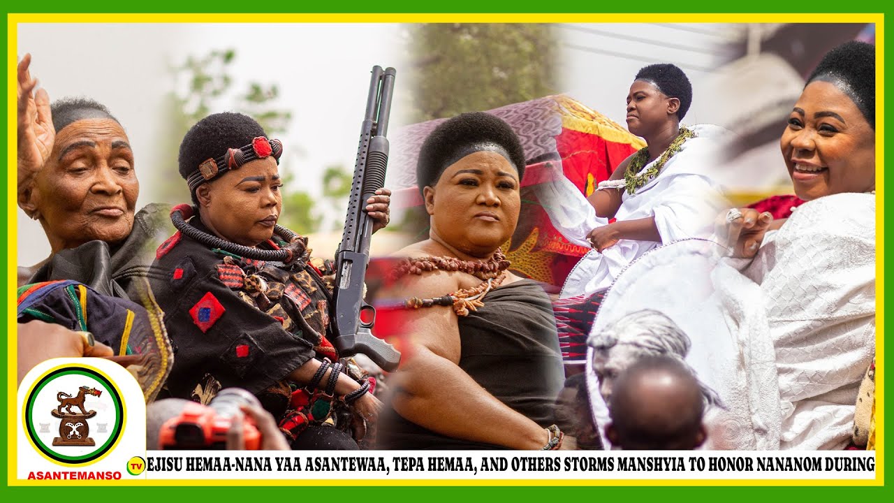 Ejisu Hemaa-Nana Yaa Asantewaa, Tepa Hemaa, And Others Storms Manshyia To Honor Nananom During.....