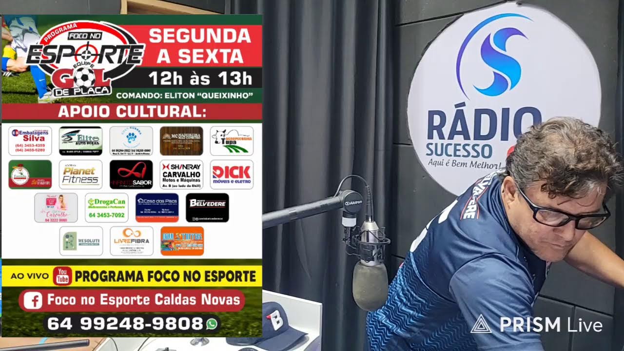 Transmissão ao vivo de Programa Foco No Esporte Caldas Novas