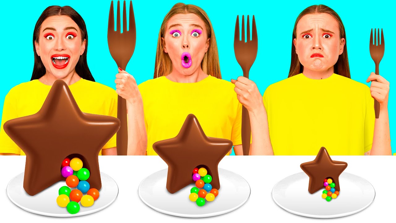 Tantangan Plat Besar, Sedang, dan Kecil | Resep Dapur yang Fantastis oleh BaRaFun Challenge