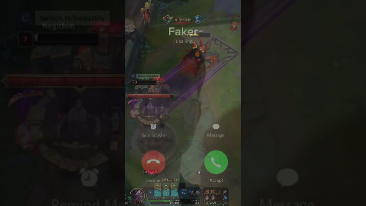 Faker calling me
