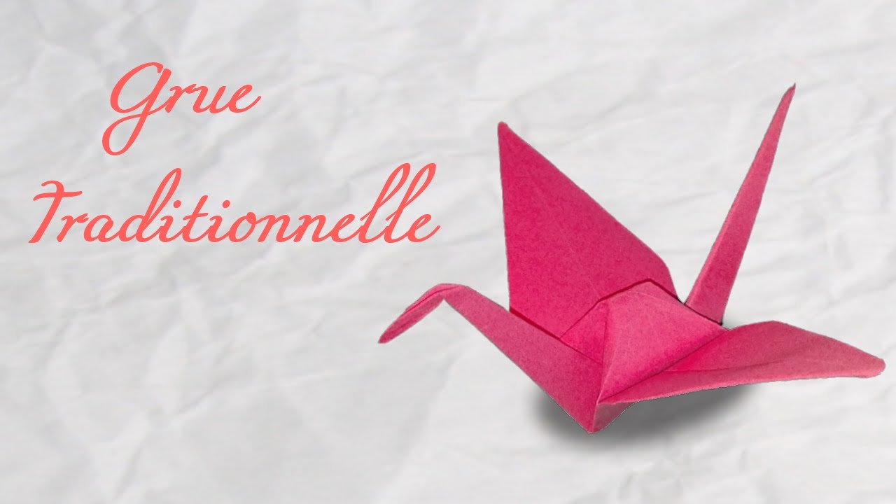 Origami ! La Grue traditionnelle [HD]