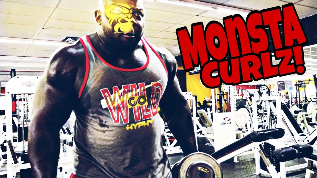 How Much Can Kong Hammer Curl? #biceps #arms #curls