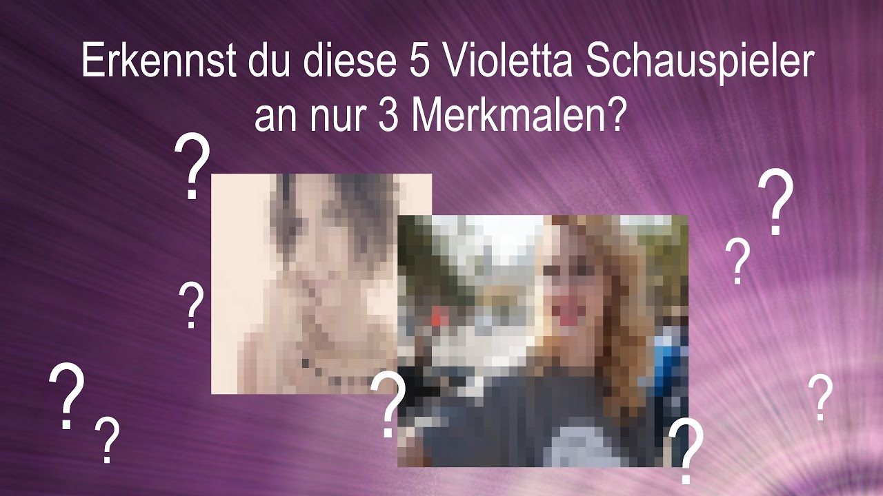 Erkennst du diese 5 Violetta Schauspieler an nur 3 Merkmalen?