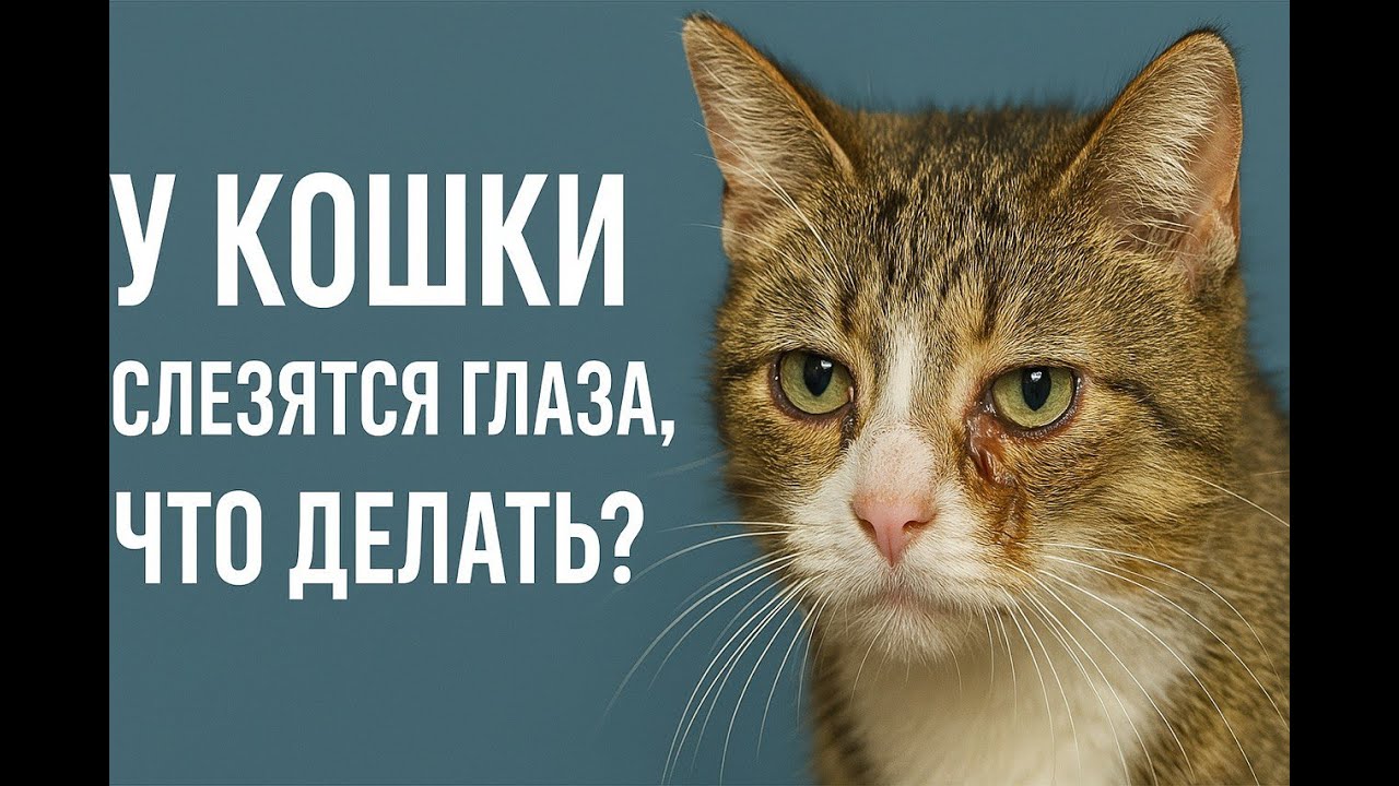 У кошки слезятся глаза, что делать? | Как правильно ухаживать и какие препараты выбрать