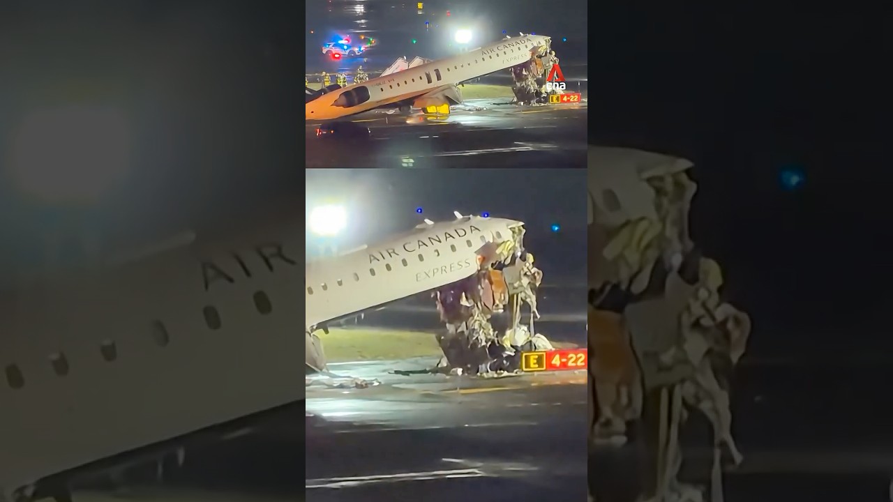 2 dead after Air Canada Express plane collides with truck at New York airport