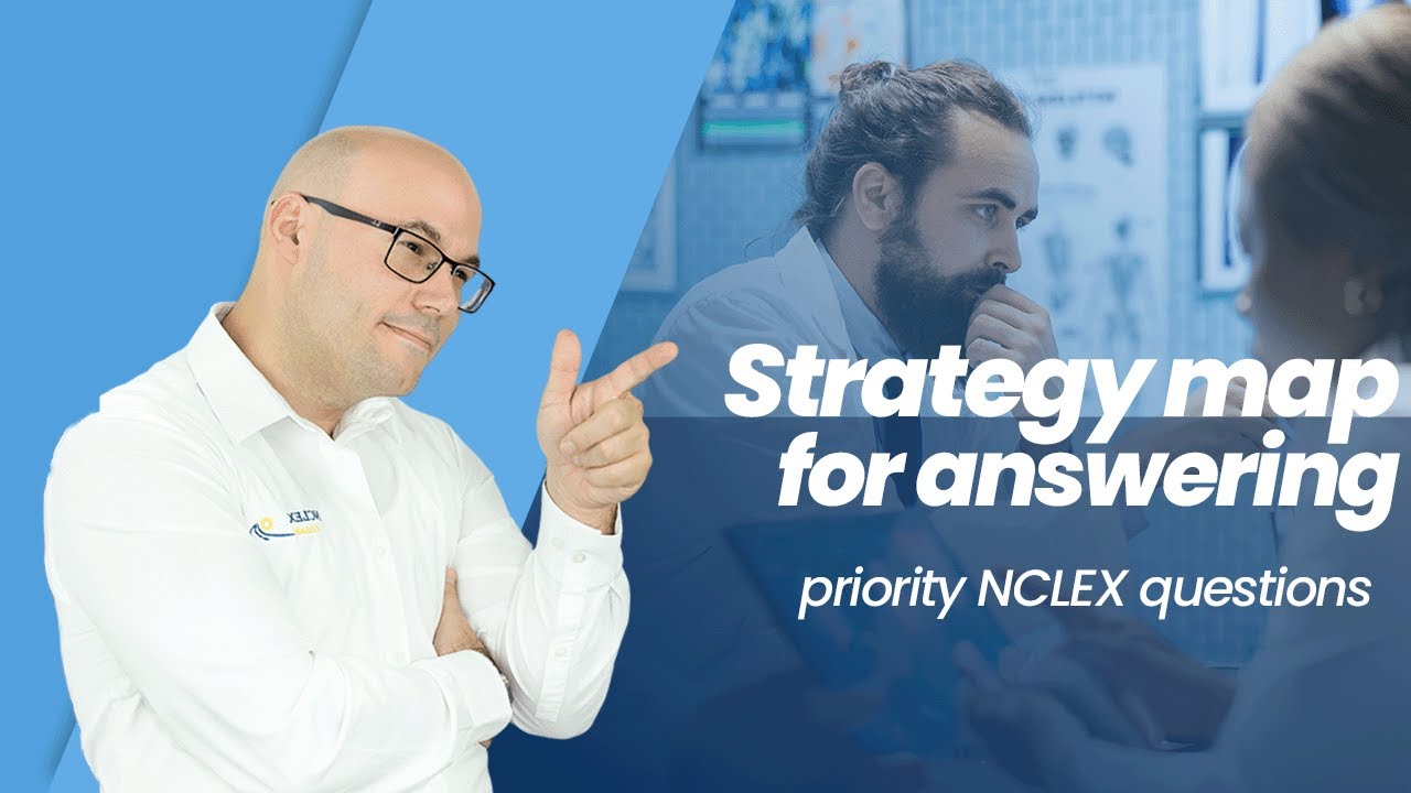 Strategy map for answering priority NCLEX questions