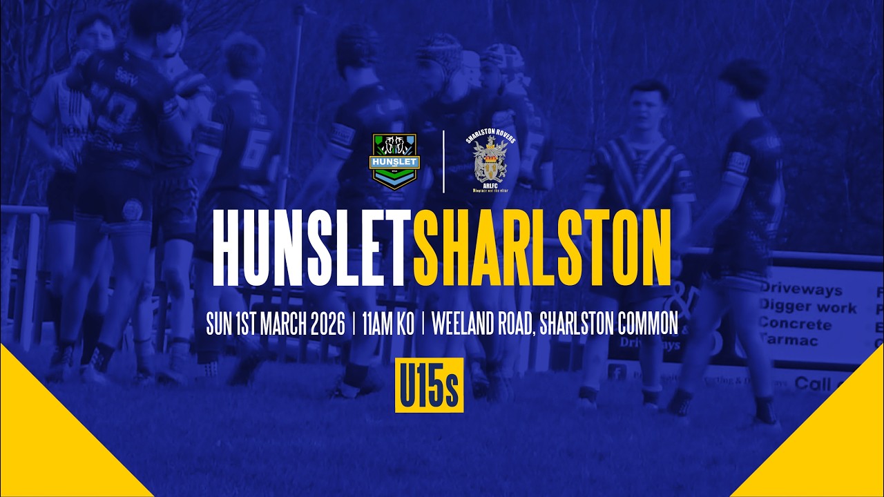 Hunslet ARLFC V Sharlston Rovers RLFC U15s 01 03 26