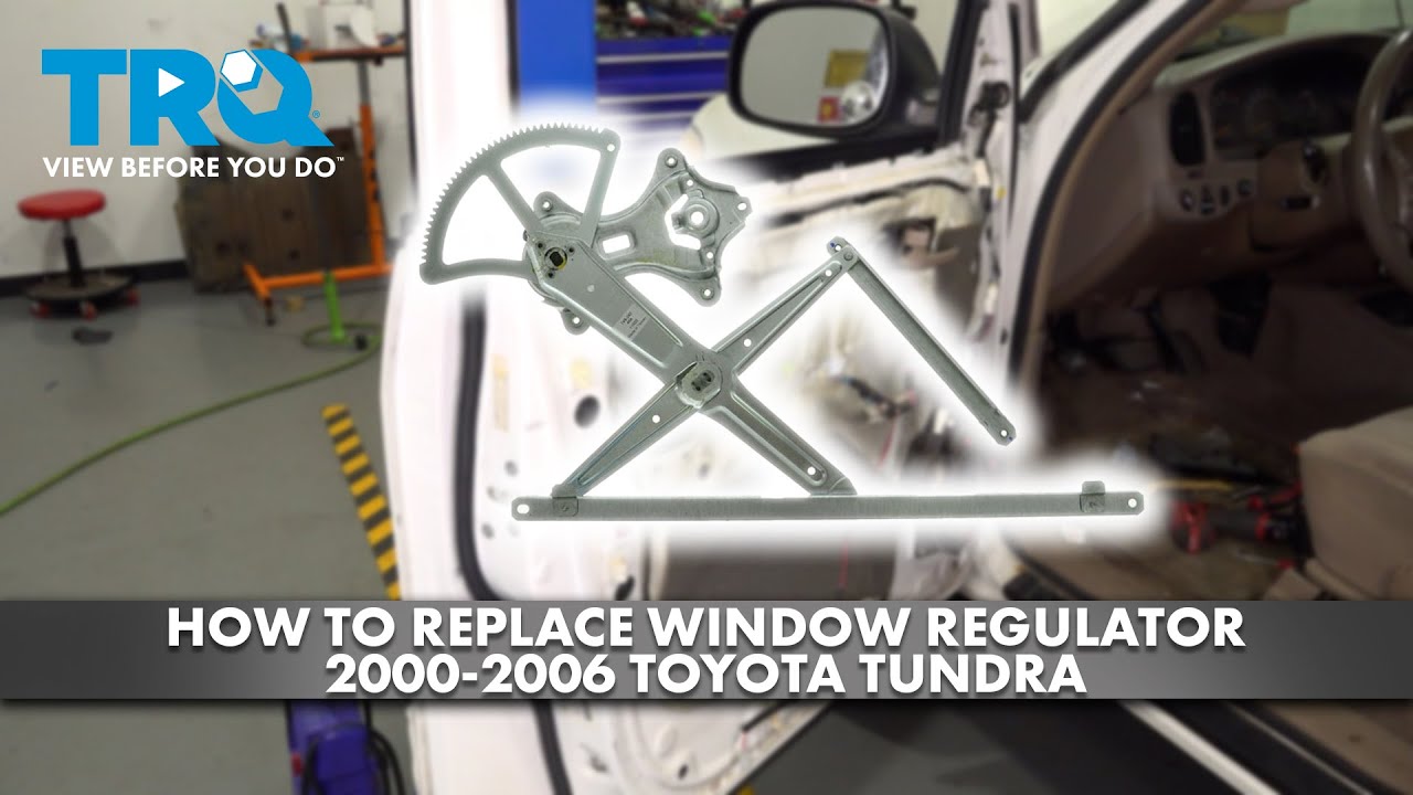 Как заменить стеклоподъемник на Toyota Tundra 2000-2006 годов
