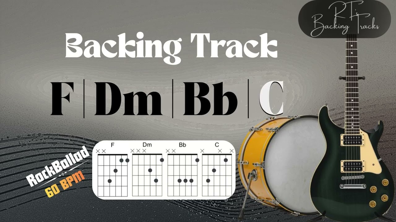 Rock Ballad BACKING TRACK F Major