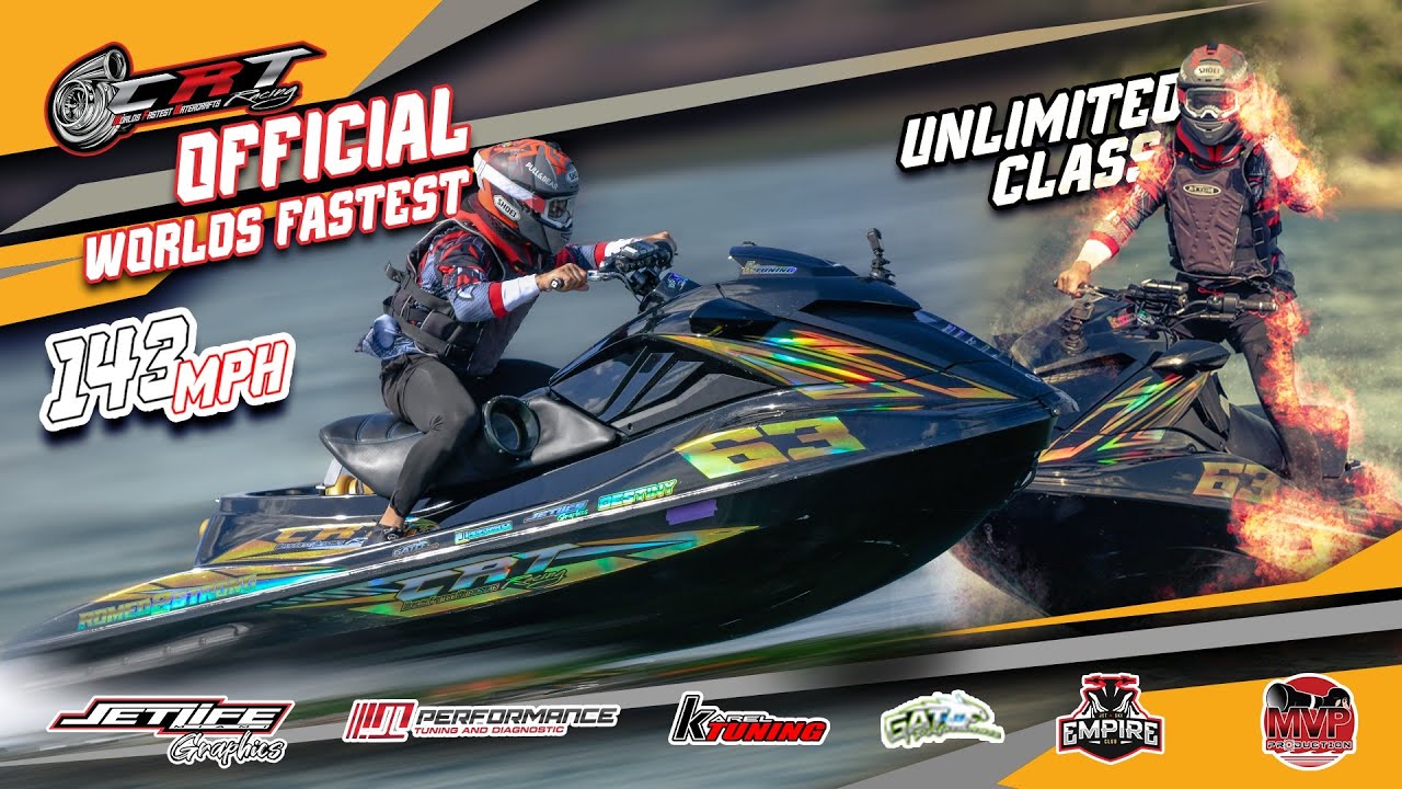 САМЫЙ БЫСТРЫЙ В МИРЕ ГИДРОЦИКЛ, 143 МИЛЬ/Ч от CRT🔥FuelTech Hydrodrags 2025 SpeedAlley Competition...