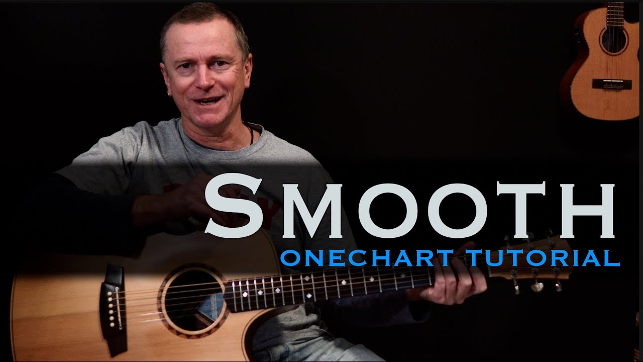 Smooth Santana and Rob Thomas acoustic guitar lesson tutorial