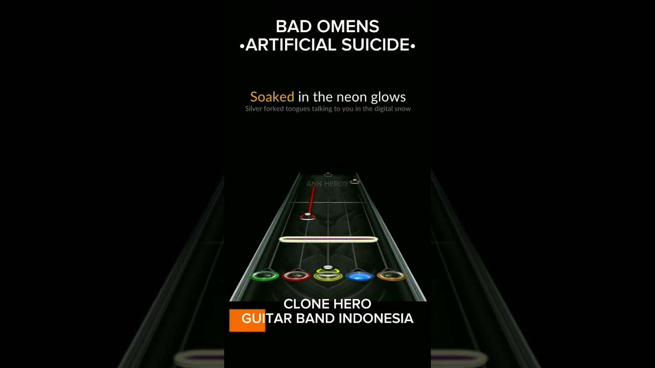 Bad Omens - Artificial Suicide | Clone Hero - Guitar Band Indonesia