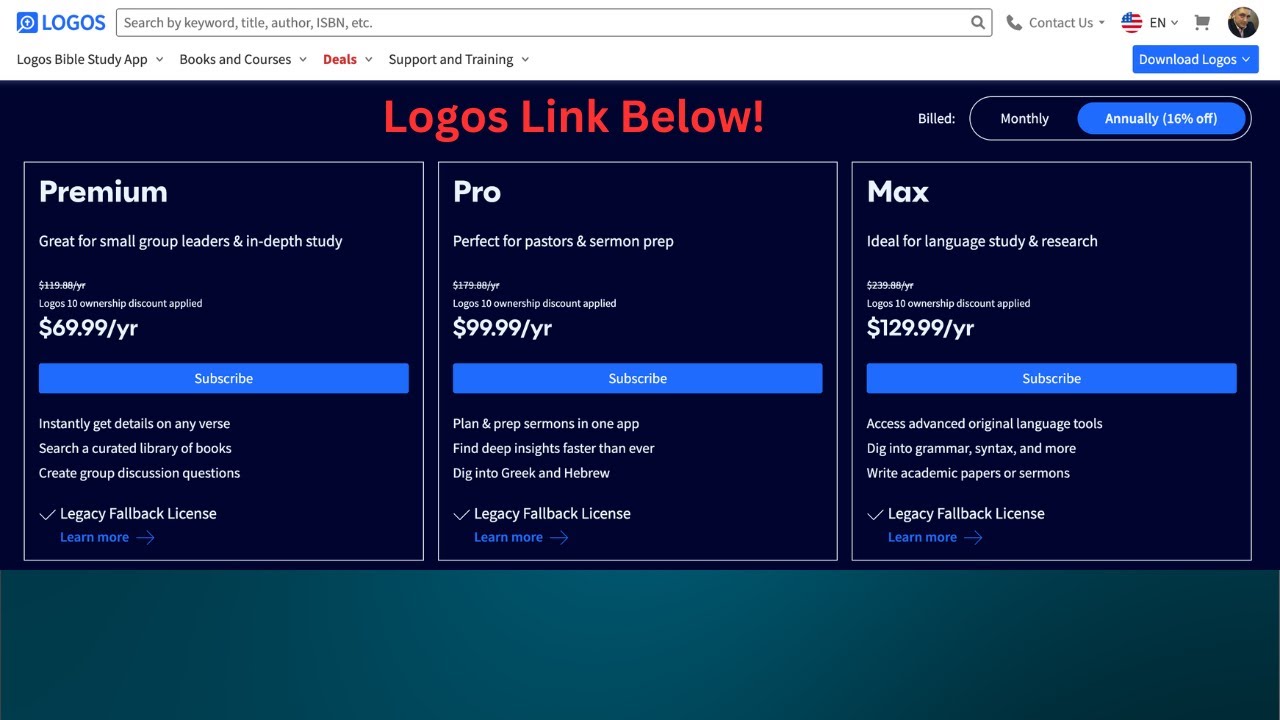 Logos Subscription Tutorial