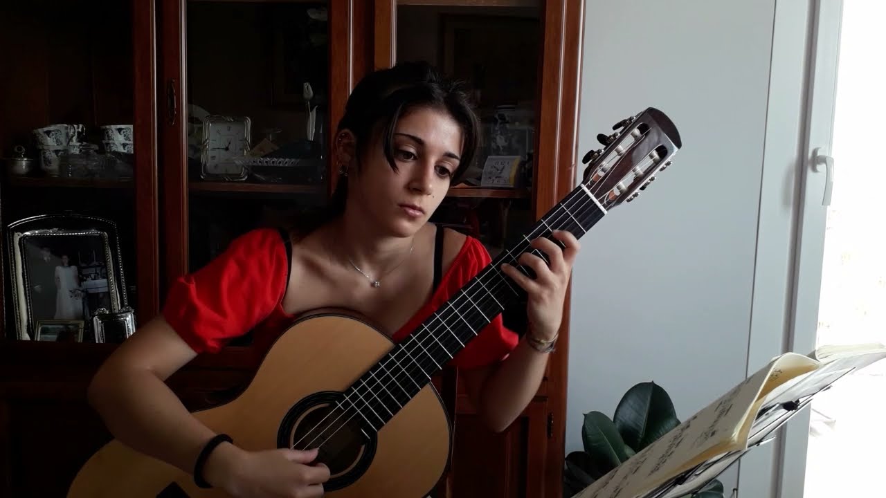 Elena Andria Esame di Ammissione al triennio di chitarra del Conservatorio Santa Cecilia