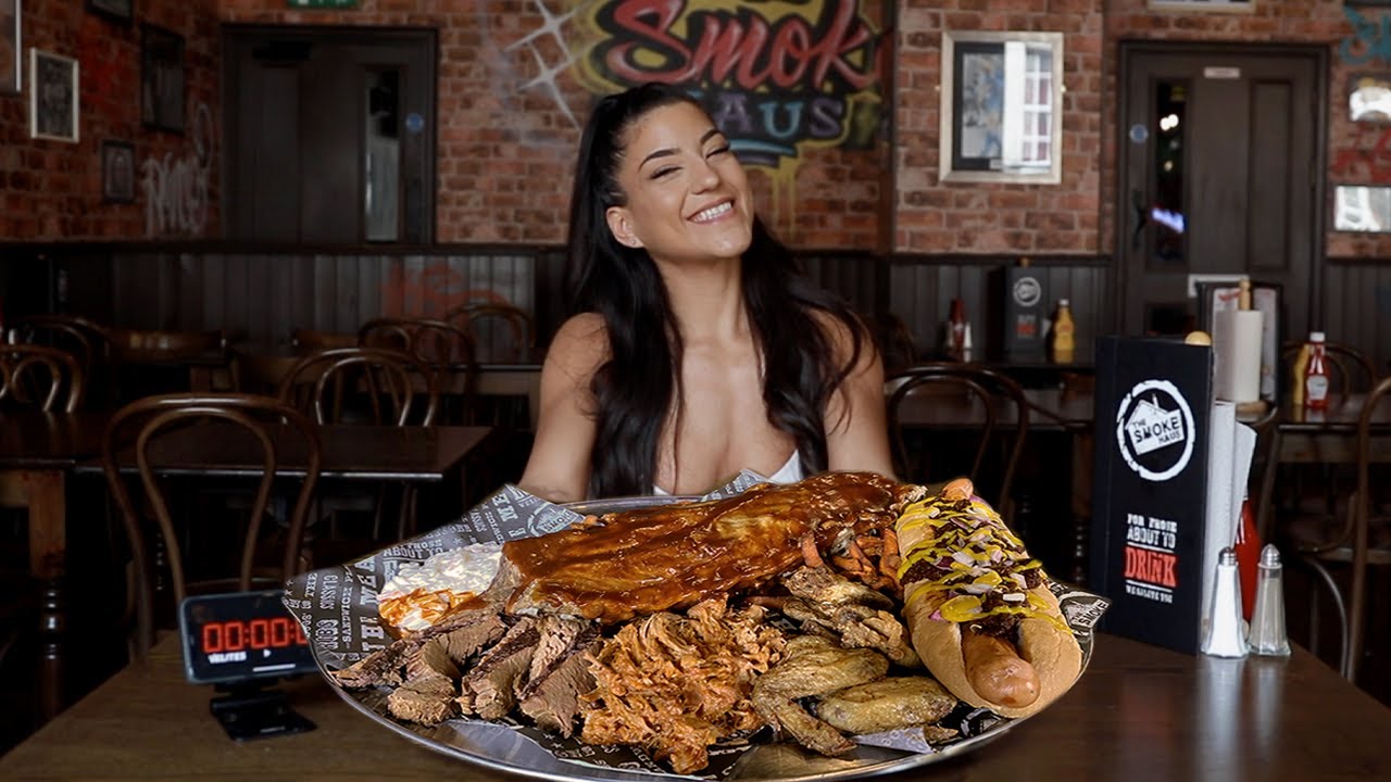 THE UNDEFEATED Legendary Mixed Grill Challenge | SMOKE HAUS | Leah Shutkever