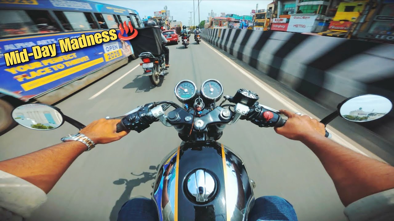 GT650 VS AFTERNOON TRAFFIC🚦: SWERVING & LANE-SPLITTING | (CHROMEPET TO TAMBARAM) 