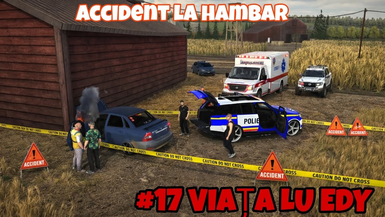Car Parking Roleplay – Accident la hambar 🚨