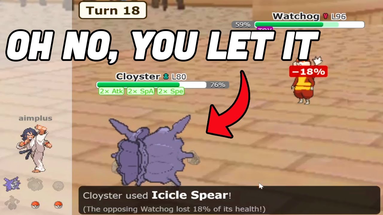 Don't EVER Let Cloyster Shell Smash | Random Battles to the Top: Pokemon Showdown | Episode 3