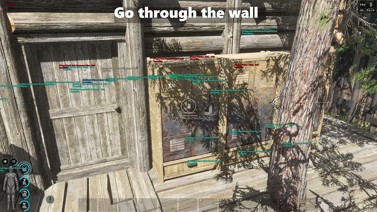 SCUM Cheat Go through the wall