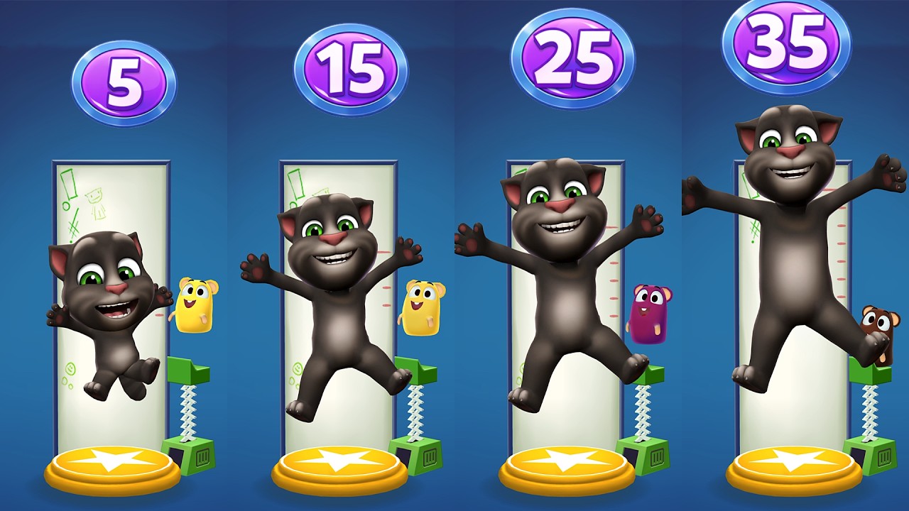 My Talking Tom2 four diffrent sizez