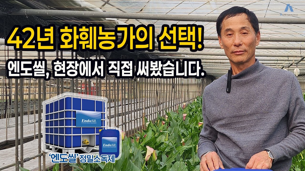 42년 화훼농사 김종석 회장의 선택! 엔도씰, 현장에서 직접 써봤습니다