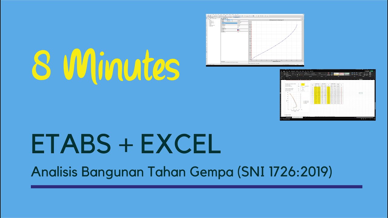 ETABS - 10.2: Analisis Bangunan Tahan Gempa (SNI 1726:2019)