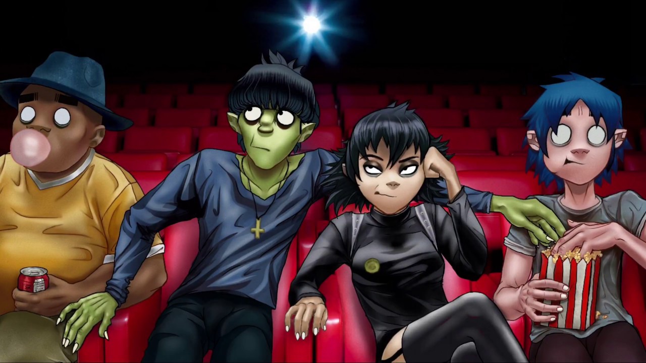 Gorillaz Movie Theater Speed Paint - Qweb