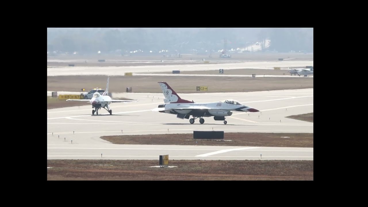 Thunderbirds Taxiing in KDAB - 15 FEB 2026