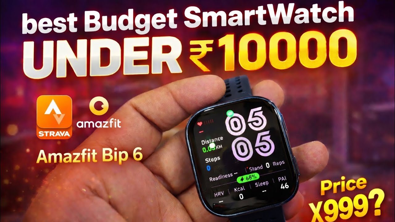 Best Budget SmartWatch Under ₹10,000 😱 | Amazfit  Bip 6 Unboxing & Review